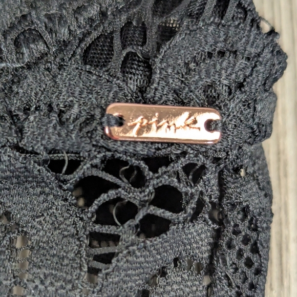 Pink The Lace High Neck Push Up Bra Large In Excellent Condition - Picture 2 of 9